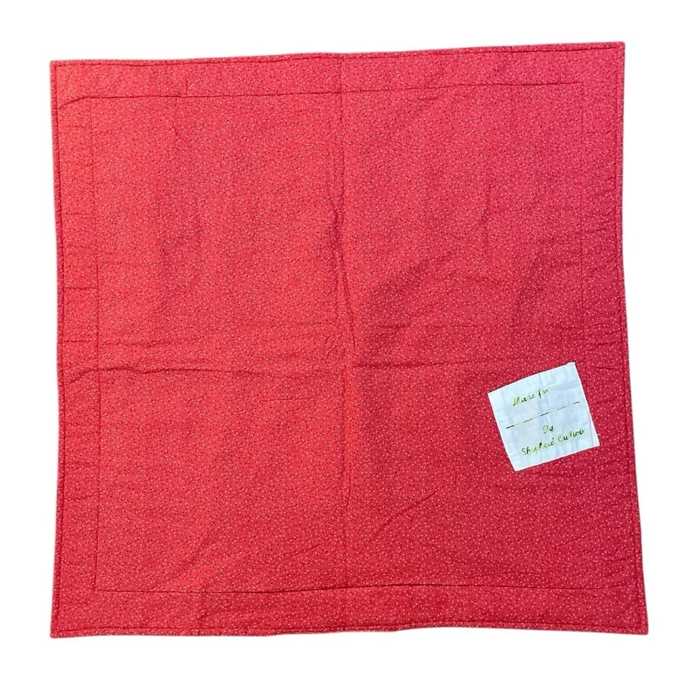 Patchwork Quilt Handcrafted by Shepherd Quilters Stroller Blanket Child Size